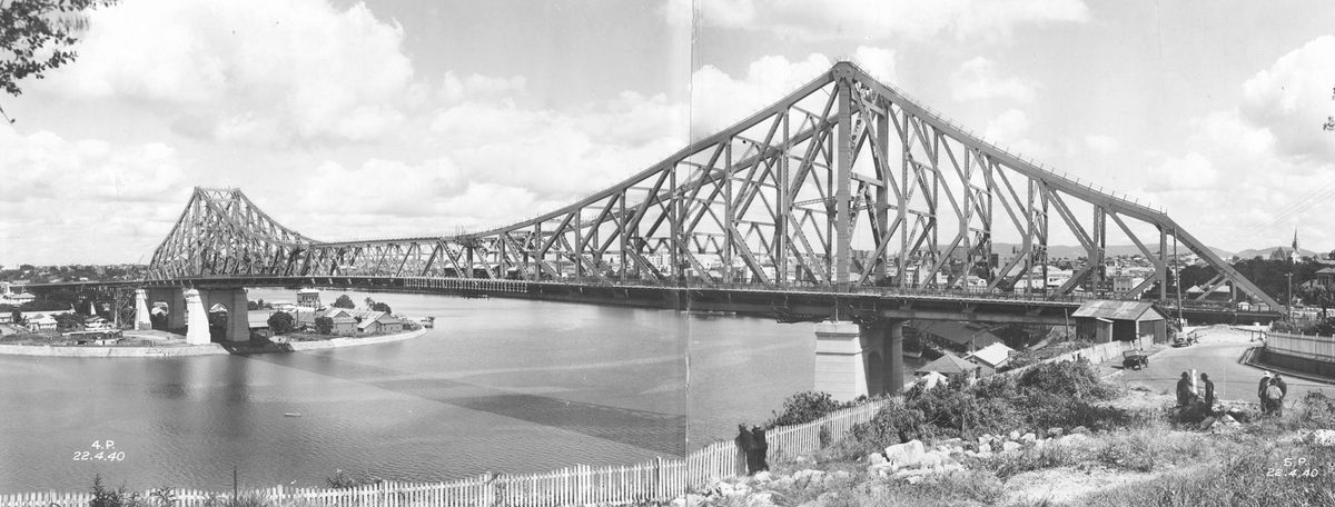 Story Bridge, Brisbane, 1940, Kangaroo Point
