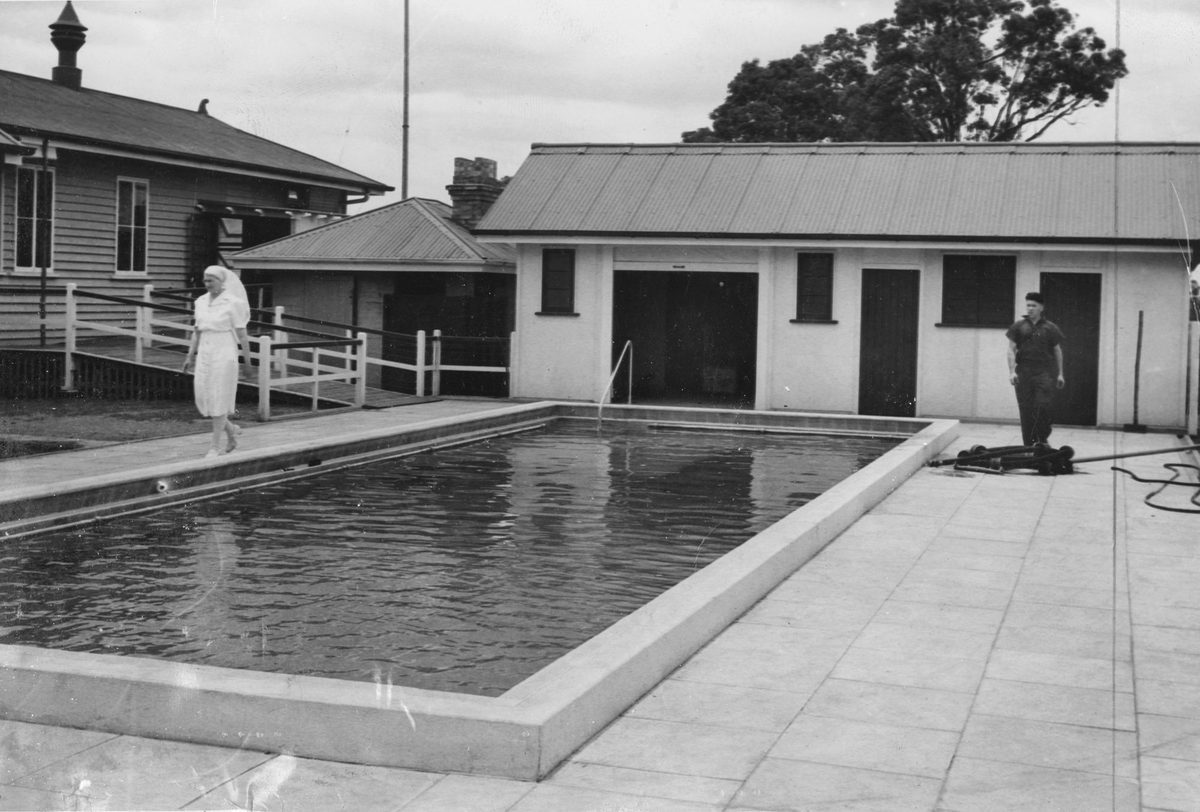 Curative Pool at Montrose Home, Brisbane, 1940