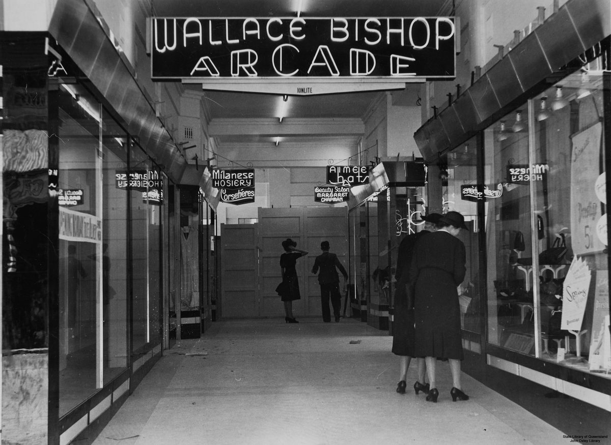 Wallace Bishop Arcade, Brisbane, Queensland, 1939
